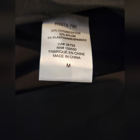 Women's Renuar Black Button-Up Shirt with a Pleated Back, size M - Picture 3 of 10